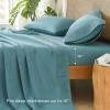 imageAndency King Size Sheets Set 4 Pieces Dark Olive Green Super Soft Sheets for King Size Bed Microfiber King Sheet Deep Pocket Up to 16quot Hotel Luxury Breathable ampamp Cooling Bed Sheet SetGrayish Teal