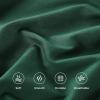imageAndency King Size Sheets Set 4 Pieces Dark Olive Green Super Soft Sheets for King Size Bed Microfiber King Sheet Deep Pocket Up to 16quot Hotel Luxury Breathable ampamp Cooling Bed Sheet SetEmerald
