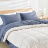 imageAndency King Size Sheets Set 4 Pieces Dark Olive Green Super Soft Sheets for King Size Bed Microfiber King Sheet Deep Pocket Up to 16quot Hotel Luxury Breathable ampamp Cooling Bed Sheet SetBluish Grey