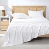 imageAndency King Size Sheets Set 4 Pieces Dark Olive Green Super Soft Sheets for King Size Bed Microfiber King Sheet Deep Pocket Up to 16quot Hotel Luxury Breathable ampamp Cooling Bed Sheet SetWhite
