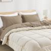 imageAndency King Size Sheets Set 4 Pieces Dark Olive Green Super Soft Sheets for King Size Bed Microfiber King Sheet Deep Pocket Up to 16quot Hotel Luxury Breathable ampamp Cooling Bed Sheet SetTaupe