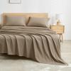 imageAndency King Size Sheets Set 4 Pieces Dark Olive Green Super Soft Sheets for King Size Bed Microfiber King Sheet Deep Pocket Up to 16quot Hotel Luxury Breathable ampamp Cooling Bed Sheet SetTaupe