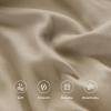 imageAndency King Size Sheets Set 4 Pieces Dark Olive Green Super Soft Sheets for King Size Bed Microfiber King Sheet Deep Pocket Up to 16quot Hotel Luxury Breathable ampamp Cooling Bed Sheet SetTaupe