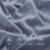 imageAndency King Size Sheets Set 4 Pieces Dark Olive Green Super Soft Sheets for King Size Bed Microfiber King Sheet Deep Pocket Up to 16quot Hotel Luxury Breathable ampamp Cooling Bed Sheet SetBluish Grey
