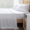 imageAndency King Size Sheets Set 4 Pieces Dark Olive Green Super Soft Sheets for King Size Bed Microfiber King Sheet Deep Pocket Up to 16quot Hotel Luxury Breathable ampamp Cooling Bed Sheet SetWhite