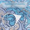 imageAndency Paisley Queen Size Comforter Set Blue  Soft Microfiber Comforter Sets 3 Pieces 90  90Inch Elegant Vintage Paisley Bed Set