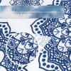 imageAndency Paisley Queen Size Comforter Set Navy  Medallion Damask Comforter Set 3 Pieces 90  90Inch Elegant Vintage Paisley Bed Set
