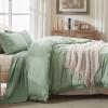 imageAndency Twin Comforter Set Burnt Orange 2 Pieces Terracotta Boho Tassel Kids Comforter Sets for Boys Girls Teens All Season Rust Soft Bed Set 66x90In Comforter ampamp 1 Pillowcase03  Sage Green