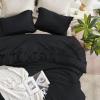 imageAndency Twin Comforter Set Burnt Orange 2 Pieces Terracotta Boho Tassel Kids Comforter Sets for Boys Girls Teens All Season Rust Soft Bed Set 66x90In Comforter ampamp 1 Pillowcase08  Black