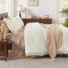 imageAndency Twin Comforter Set Burnt Orange 2 Pieces Terracotta Boho Tassel Kids Comforter Sets for Boys Girls Teens All Season Rust Soft Bed Set 66x90In Comforter ampamp 1 Pillowcase23  Ivory