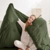 imageAndency Twin Comforter Set Burnt Orange 2 Pieces Terracotta Boho Tassel Kids Comforter Sets for Boys Girls Teens All Season Rust Soft Bed Set 66x90In Comforter ampamp 1 Pillowcase09  Olive Green