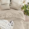 imageAndency Twin Comforter Set Burnt Orange 2 Pieces Terracotta Boho Tassel Kids Comforter Sets for Boys Girls Teens All Season Rust Soft Bed Set 66x90In Comforter ampamp 1 Pillowcase05  Oatmeal