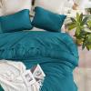 imageAndency Twin Comforter Set Burnt Orange 2 Pieces Terracotta Boho Tassel Kids Comforter Sets for Boys Girls Teens All Season Rust Soft Bed Set 66x90In Comforter ampamp 1 Pillowcase07  Turquoise