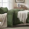 imageAndency Twin Comforter Set Burnt Orange 2 Pieces Terracotta Boho Tassel Kids Comforter Sets for Boys Girls Teens All Season Rust Soft Bed Set 66x90In Comforter ampamp 1 Pillowcase09  Olive Green