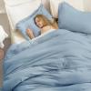 imageAndency Twin Comforter Set Burnt Orange 2 Pieces Terracotta Boho Tassel Kids Comforter Sets for Boys Girls Teens All Season Rust Soft Bed Set 66x90In Comforter ampamp 1 Pillowcase17  Grayish Blue