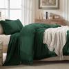 imageAndency Twin Comforter Set Burnt Orange 2 Pieces Terracotta Boho Tassel Kids Comforter Sets for Boys Girls Teens All Season Rust Soft Bed Set 66x90In Comforter ampamp 1 Pillowcase04  Emerald Green