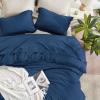 imageAndency Twin Comforter Set Burnt Orange 2 Pieces Terracotta Boho Tassel Kids Comforter Sets for Boys Girls Teens All Season Rust Soft Bed Set 66x90In Comforter ampamp 1 Pillowcase13  Navy Blue