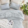 imageAndency Twin Comforter Set Burnt Orange 2 Pieces Terracotta Boho Tassel Kids Comforter Sets for Boys Girls Teens All Season Rust Soft Bed Set 66x90In Comforter ampamp 1 Pillowcase14  Light Grey