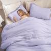 imageAndency Twin Comforter Set Burnt Orange 2 Pieces Terracotta Boho Tassel Kids Comforter Sets for Boys Girls Teens All Season Rust Soft Bed Set 66x90In Comforter ampamp 1 Pillowcase18  Lavender
