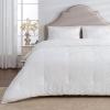 imageAndency Khaki Tufted Comforter Set Twin 2 Pieces1 Boho Comforter 1 Pillowcase Textured Farmhouse Bedding Set with Soft Microfiber Down Alternative Geometric Pattern16  White Floral