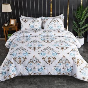 imageAndency Paisley Queen Size Comforter Set Colorful  Soft Microfiber Comforter Sets 3 Pieces 90  90Inch Elegant Vintage Paisley Bed Set
