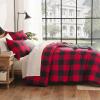 imageAndency Grey Queen Comforter Set 3 Pieces Grey White Buffalo Check Plaid Bedding Comforter ampamp Sets Light Gray Soft Lightweight Fluffy All Season Bed Set16  Buffalo Plaid  Red Black