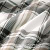 imageAndency Grey Queen Comforter Set 3 Pieces Grey White Buffalo Check Plaid Bedding Comforter ampamp Sets Light Gray Soft Lightweight Fluffy All Season Bed Set10  Plaid  Brown Gray