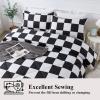imageAndency Grey Queen Comforter Set 3 Pieces Grey White Buffalo Check Plaid Bedding Comforter ampamp Sets Light Gray Soft Lightweight Fluffy All Season Bed Set01  Checkered  Black White