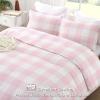 imageAndency Grey Queen Comforter Set 3 Pieces Grey White Buffalo Check Plaid Bedding Comforter ampamp Sets Light Gray Soft Lightweight Fluffy All Season Bed Set04  Checkered  Pink White