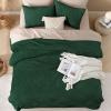 imageAndency King Size Comforter Set Beige 3 Pieces Boho King Bedding Comforter Set Cream All Season Soft Lightweight Tufted Textured Down Alternative Comforter Fluffy Bed Set07  Emerald Green