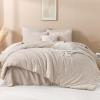 imageAndency King Size Comforter Set Beige 3 Pieces Boho King Bedding Comforter Set Cream All Season Soft Lightweight Tufted Textured Down Alternative Comforter Fluffy Bed Set06  Khaki