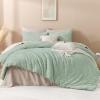 imageAndency King Size Comforter Set Beige 3 Pieces Boho King Bedding Comforter Set Cream All Season Soft Lightweight Tufted Textured Down Alternative Comforter Fluffy Bed Set05  Sage Green