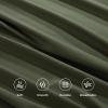 imageAndency Brown Sheets Queen Set 4 Pieces Super Soft Sheets for Queen Size Bed Microfiber Queen Sheet Set Deep Pocket Up to 16quot Hotel Luxury Breathable ampamp Cooling Bedding Sheets ampamp PillowcasesOlive Green