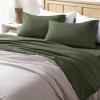 imageAndency Brown Sheets Queen Set 4 Pieces Super Soft Sheets for Queen Size Bed Microfiber Queen Sheet Set Deep Pocket Up to 16quot Hotel Luxury Breathable ampamp Cooling Bedding Sheets ampamp PillowcasesOlive Green