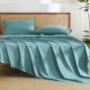imageAndency Brown Sheets Queen Set 4 Pieces Super Soft Sheets for Queen Size Bed Microfiber Queen Sheet Set Deep Pocket Up to 16quot Hotel Luxury Breathable ampamp Cooling Bedding Sheets ampamp PillowcasesGrayish Teal