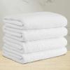 imageAndency 4 Piece Luxury Bath Towel Set for Children 100 Cotton Fast Drying Towels UltraSoft amp Highly Absorbent Hotel and Spa Grade Ideal for Everyday Use White 13x13 Inches