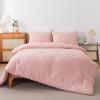 imageAndency Burnt Orange King Size Comforter Boho Terracotta Soft Warm Bedding Comforter Sets for King Bed 3 Pieces Rust Chevron Tufted Aesthetic Microfiber Lightweight Comforter Set24  Blush Pink