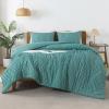 imageAndency Burnt Orange King Size Comforter Boho Terracotta Soft Warm Bedding Comforter Sets for King Bed 3 Pieces Rust Chevron Tufted Aesthetic Microfiber Lightweight Comforter Set22  Grayish Teal