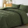 imageAndency Burnt Orange King Size Comforter Boho Terracotta Soft Warm Bedding Comforter Sets for King Bed 3 Pieces Rust Chevron Tufted Aesthetic Microfiber Lightweight Comforter Set04  Olive Green