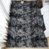 imageAndency Dark Grey Shag 4x6 Area Rug TieDyed Plush Soft Fluffy Indoor Carpet for Bedroom Living Room Non Skid Fuzzy Faux Fur Rug