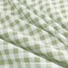 imageAndency Gingham Duvet Cover Full Blue Ruffle Farmhouse Shabby Chic Duvet Cover 3 Pieces Soft PreWashed Microfiber Duvet Cover Set with Zipper Closure amp Corner Ties 79x90InchSage Gingham