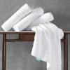 imageAndency Linen 4 Piece Bath Towel Set 100 Cotton FastDrying Towels UltraSoft amp Highly Absorbent Hotel and Spa Quality Ideal for Everyday Use White 27x54 Inches