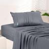 imageAndency 3 Piece Twin Sheet Set Grey UltraSoft Sheets for Twin Size Bed Brushed Microfiber Bedding for Kids HotelQuality Breathable amp Cooling Sheet Set