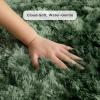 imageAndency Cream Soft Area Rugs for Living Room Bedroom 4x6 Fluffy Shaggy Bedside Rug NonSlip Large Shag Fuzzy Plush Carpets for Bedroom Kids Dorm Nursery Home Decor AestheticTiedyed Army Green