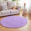 imageAndency Cream Soft Area Rugs for Living Room Bedroom 4x6 Fluffy Shaggy Bedside Rug NonSlip Large Shag Fuzzy Plush Carpets for Bedroom Kids Dorm Nursery Home Decor AestheticPurple