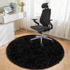 imageAndency Cream Soft Area Rugs for Living Room Bedroom 4x6 Fluffy Shaggy Bedside Rug NonSlip Large Shag Fuzzy Plush Carpets for Bedroom Kids Dorm Nursery Home Decor AestheticBlack