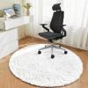 imageAndency Cream Soft Area Rugs for Living Room Bedroom 4x6 Fluffy Shaggy Bedside Rug NonSlip Large Shag Fuzzy Plush Carpets for Bedroom Kids Dorm Nursery Home Decor AestheticWhite