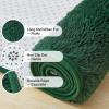 imageAndency Cream Soft Area Rugs for Living Room Bedroom 4x6 Fluffy Shaggy Bedside Rug NonSlip Large Shag Fuzzy Plush Carpets for Bedroom Kids Dorm Nursery Home Decor AestheticEmerald Green