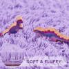 imageAndency Cream Soft Area Rugs for Living Room Bedroom 4x6 Fluffy Shaggy Bedside Rug NonSlip Large Shag Fuzzy Plush Carpets for Bedroom Kids Dorm Nursery Home Decor AestheticPurple
