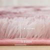 imageAndency Cream Soft Area Rugs for Living Room Bedroom 4x6 Fluffy Shaggy Bedside Rug NonSlip Large Shag Fuzzy Plush Carpets for Bedroom Kids Dorm Nursery Home Decor AestheticTiedyed Dusty Pink